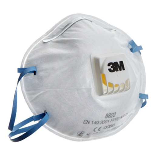 3M 8822 P2 Disposable Valved Respirators 1