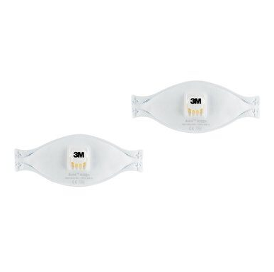 3M 9322+ Aura FFP2 Disposable Valved Sanding & Power Tool Respirator (2pk) 3