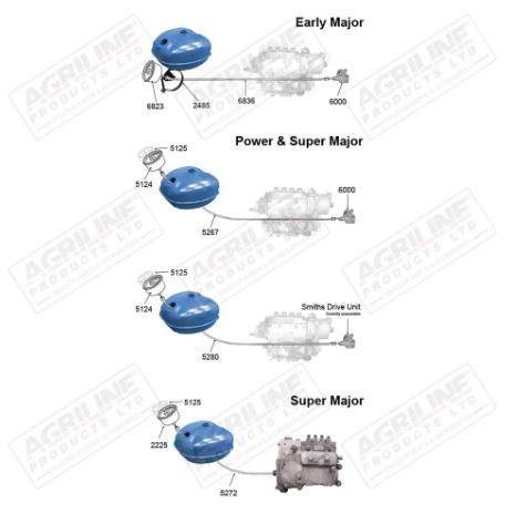 Agriline Temperature Gauge for Fordson Power Major & Super Major Tractors