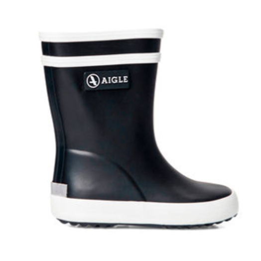 Aigle Baby Flac Unisex Wellington Boots Marine