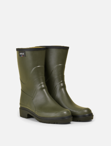 Aigle Bison 2 Men's Short Wellington Boots Kaki 2