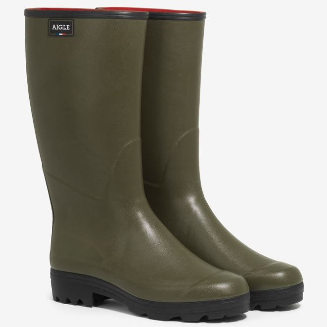 Aigle Chambord Neomesh Men's Rubber Boots Kaki 2