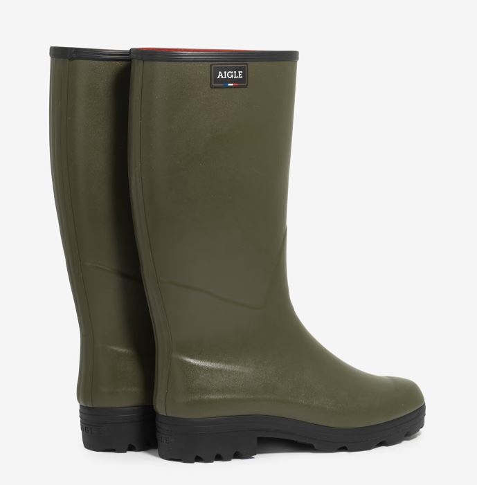 Aigle Chambord Neomesh Men's Rubber Boots Kaki 3