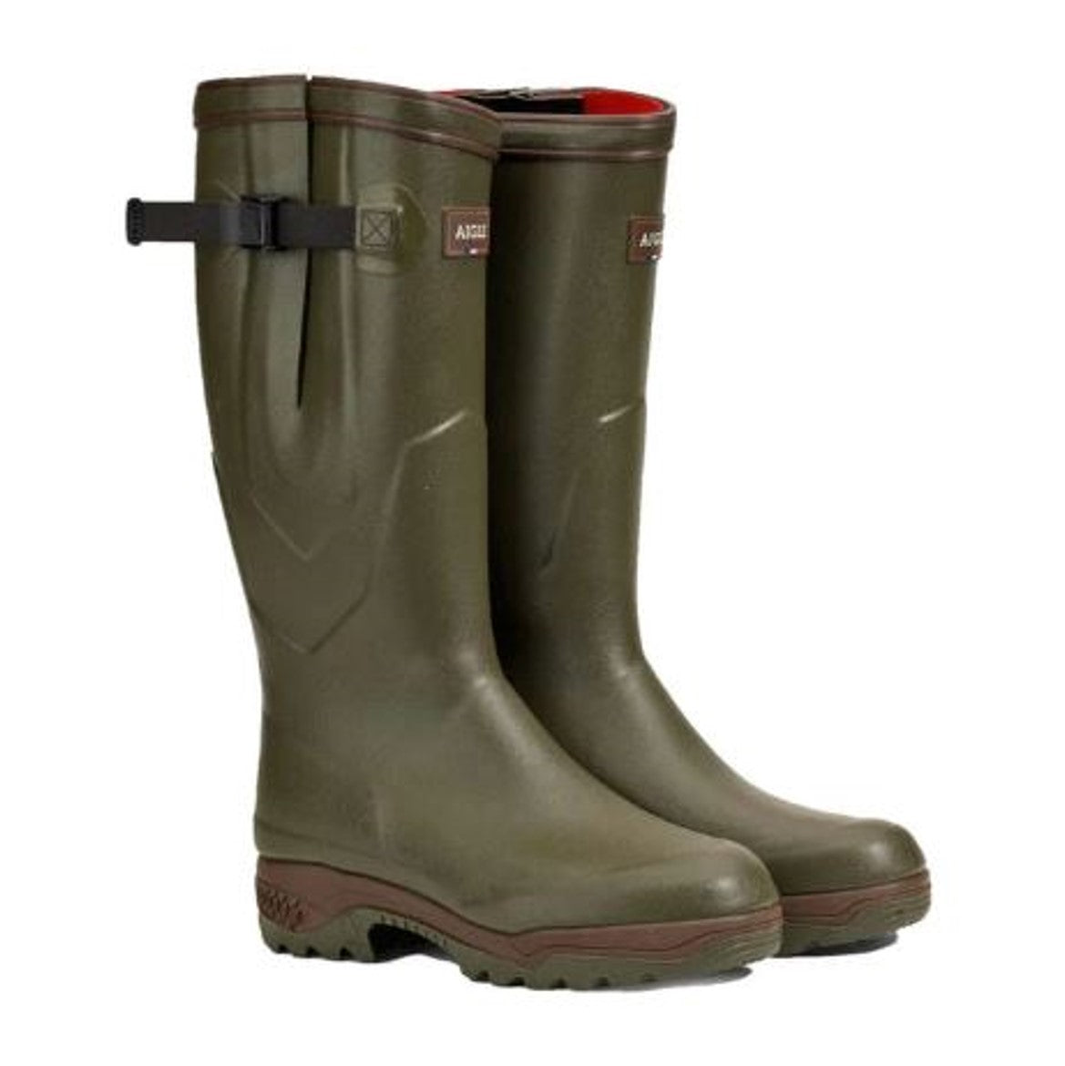 Aigle Parcours 2 Iso Wellington Boots Kaki 7