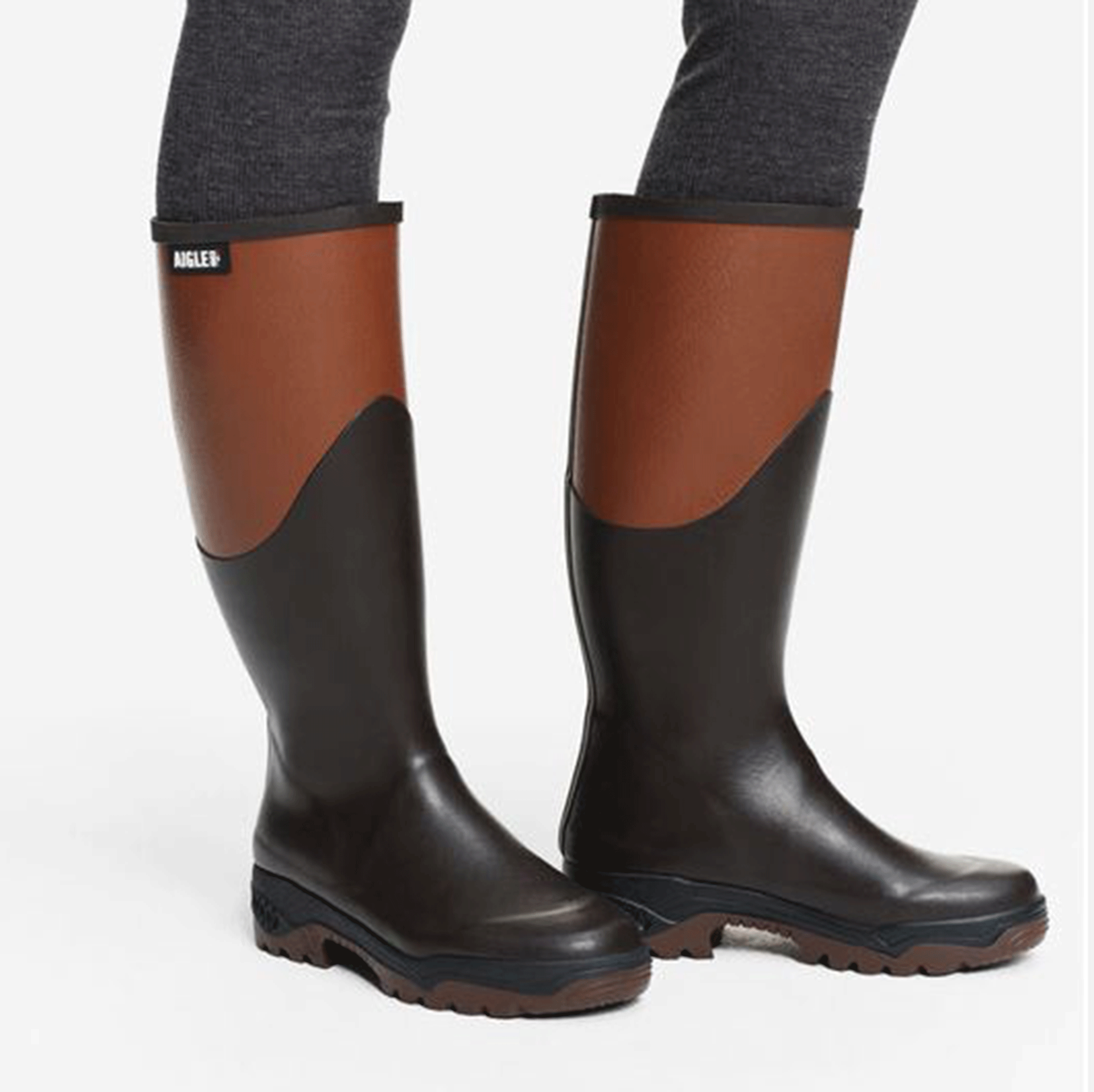 Aigle Parcours 2 Women's Wellington Boots Brun