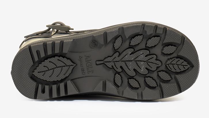 Aigle Woody Pop PT2 Children's Wellington Boots Camo-Kaki 2