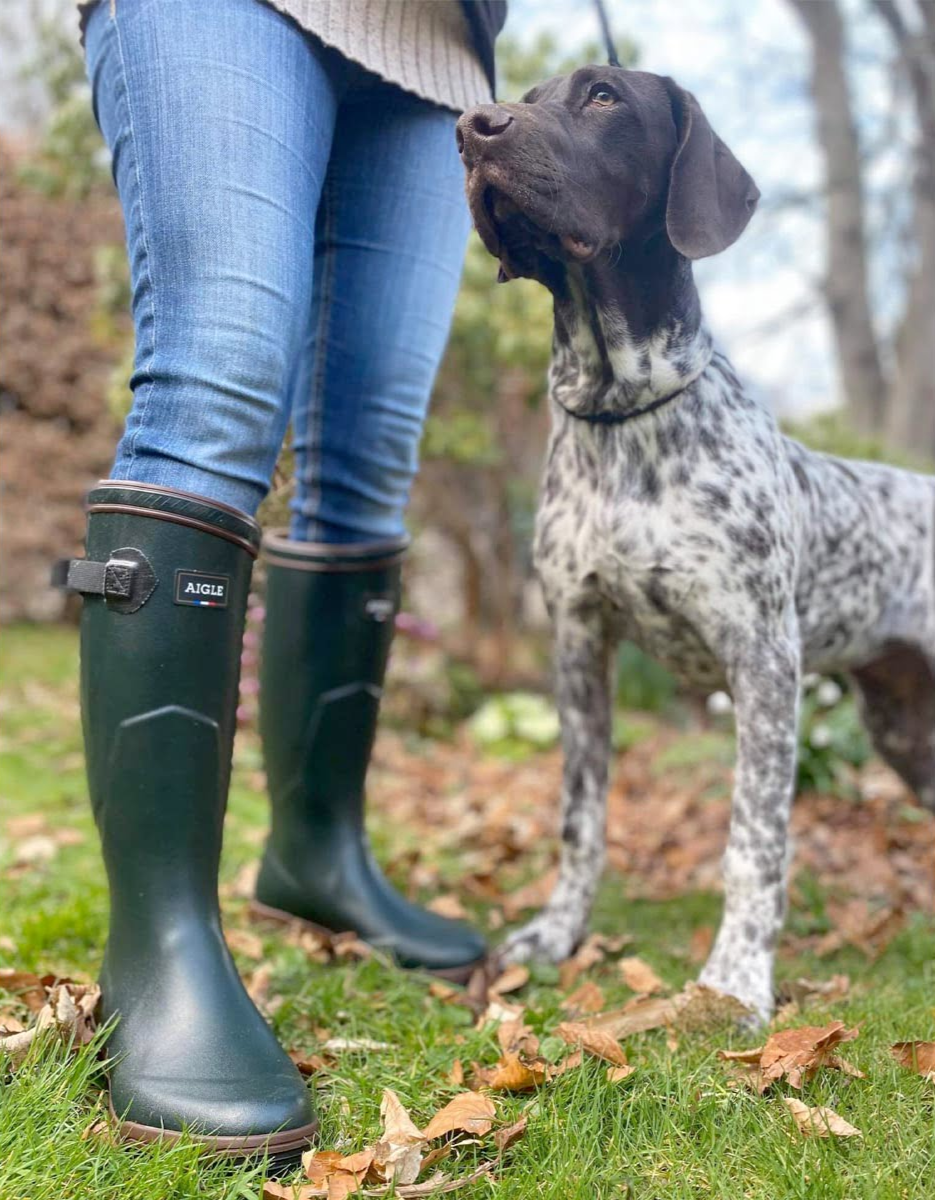 Aigle Parcours 2 Vario Wellington Boots Bronze