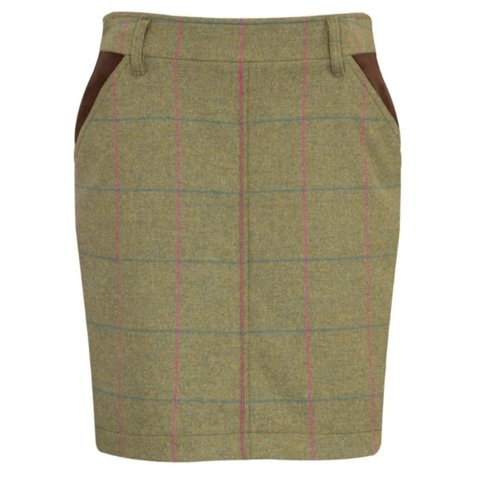 Alan Paine Combrook Ladies Juniper Tweed Long Skirt 1