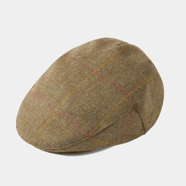 Alan Paine Combrook Mens Tweed Flat Cap Hawthorn 1