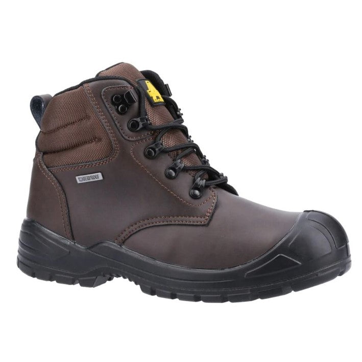 Amblers AS241 S3 Safety Lace Up Boots Brown 1