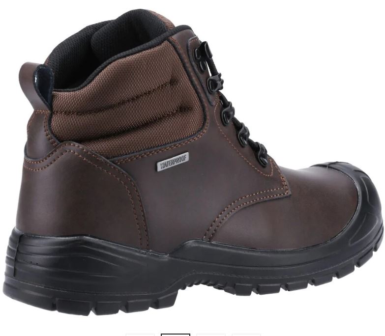 Amblers AS241 S3 Safety Lace Up Boots Brown 3