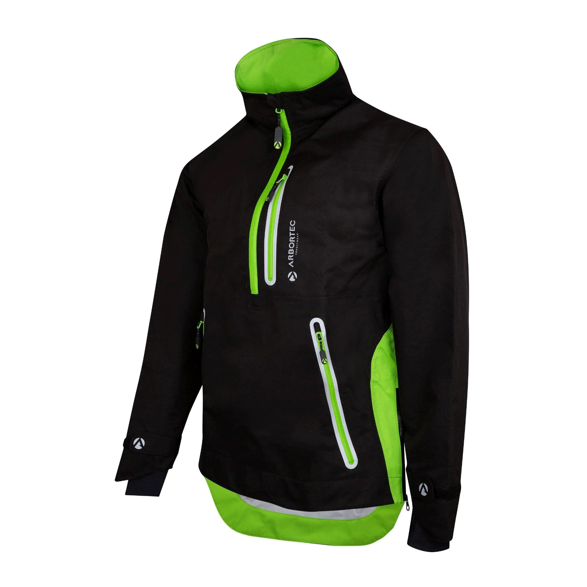 Arbortec AT4400 Half Zip Waterproof Jacket in Black