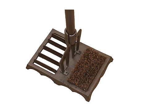 Ascalon Cast Iron Pitch Fork Boot Scraper & Brush 2