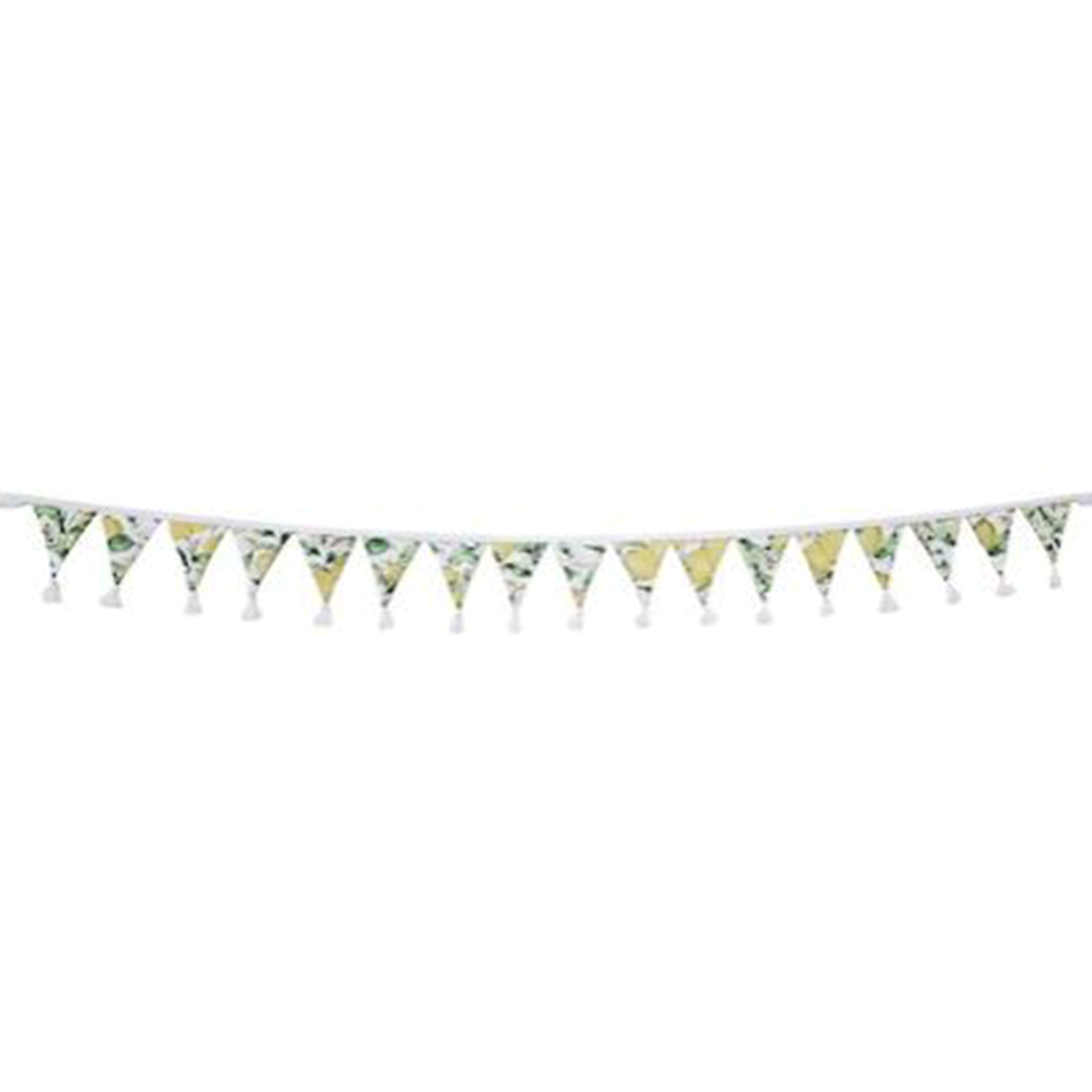 Ascalon Fabric Bunting Garland Lemon 2m