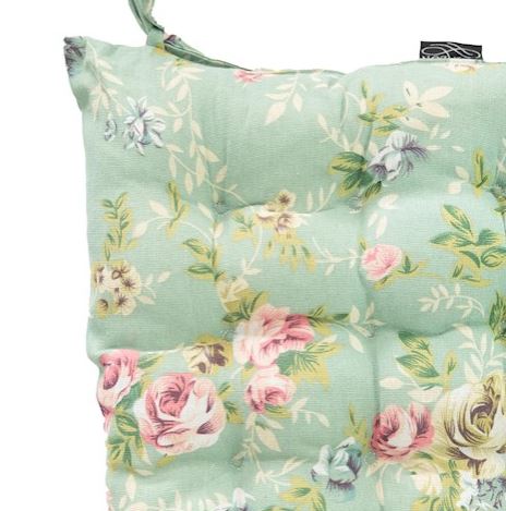 Ascalon Vintage Rose Square Seat Cushion Pad 2