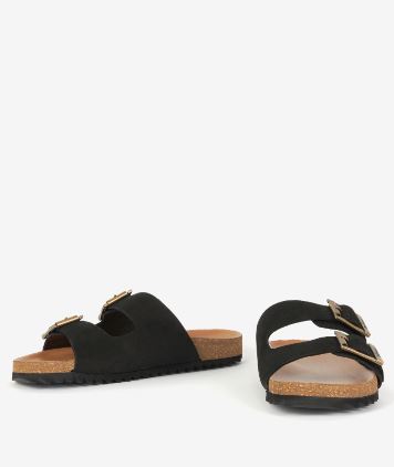 Barbour Allegra Two Strap Sandals Black 3