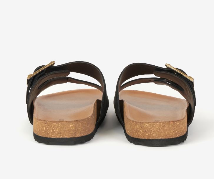 Barbour Allegra Two Strap Sandals Black 5