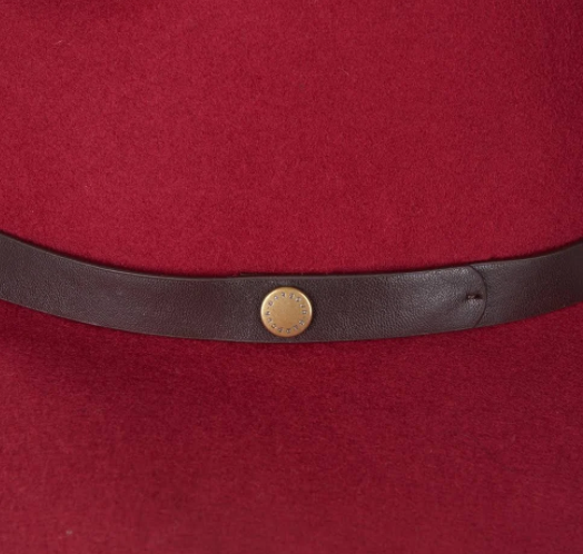 Barbour Annadale Ladies Fedora Rose Red 3