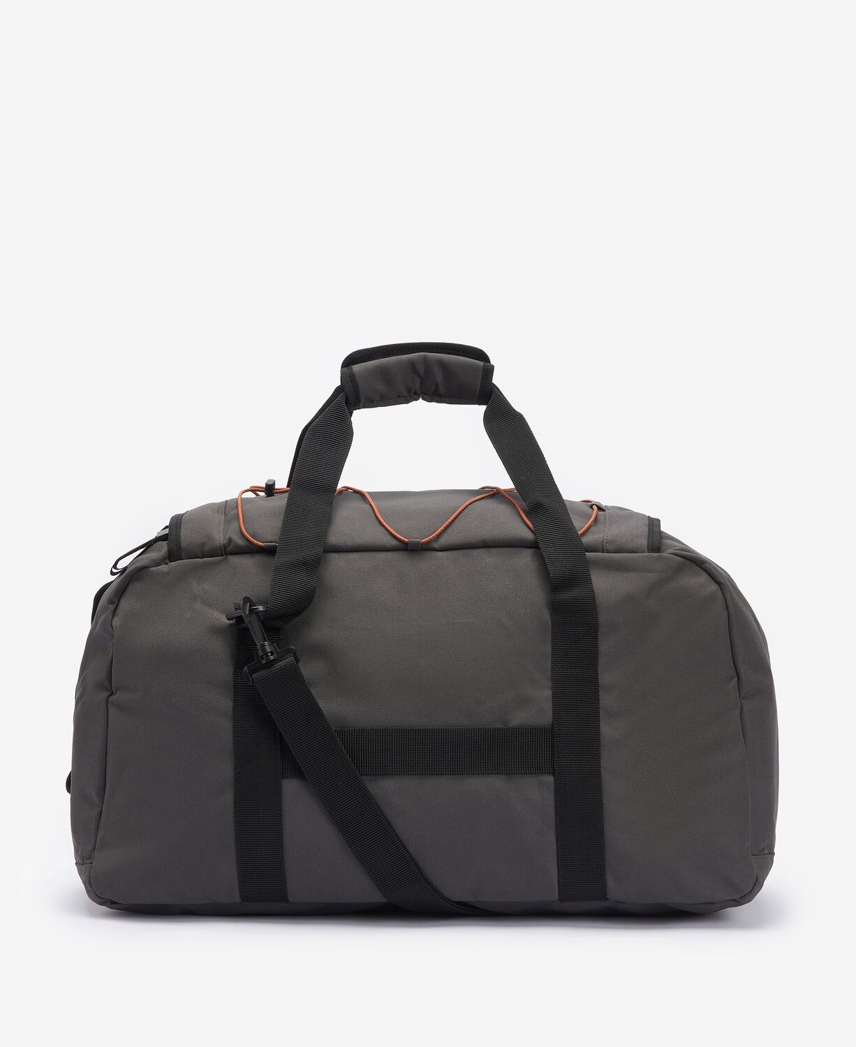 Barbour Arwin Canvas Duffle Bag Charcoal-Ginger 4