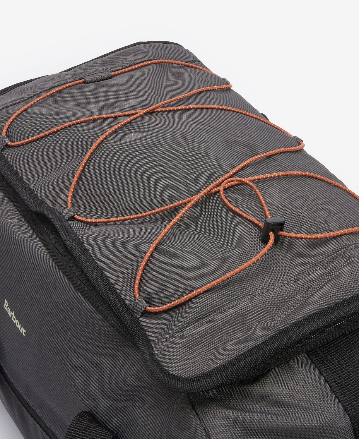 Barbour Arwin Canvas Duffle Bag Charcoal-Ginger 6