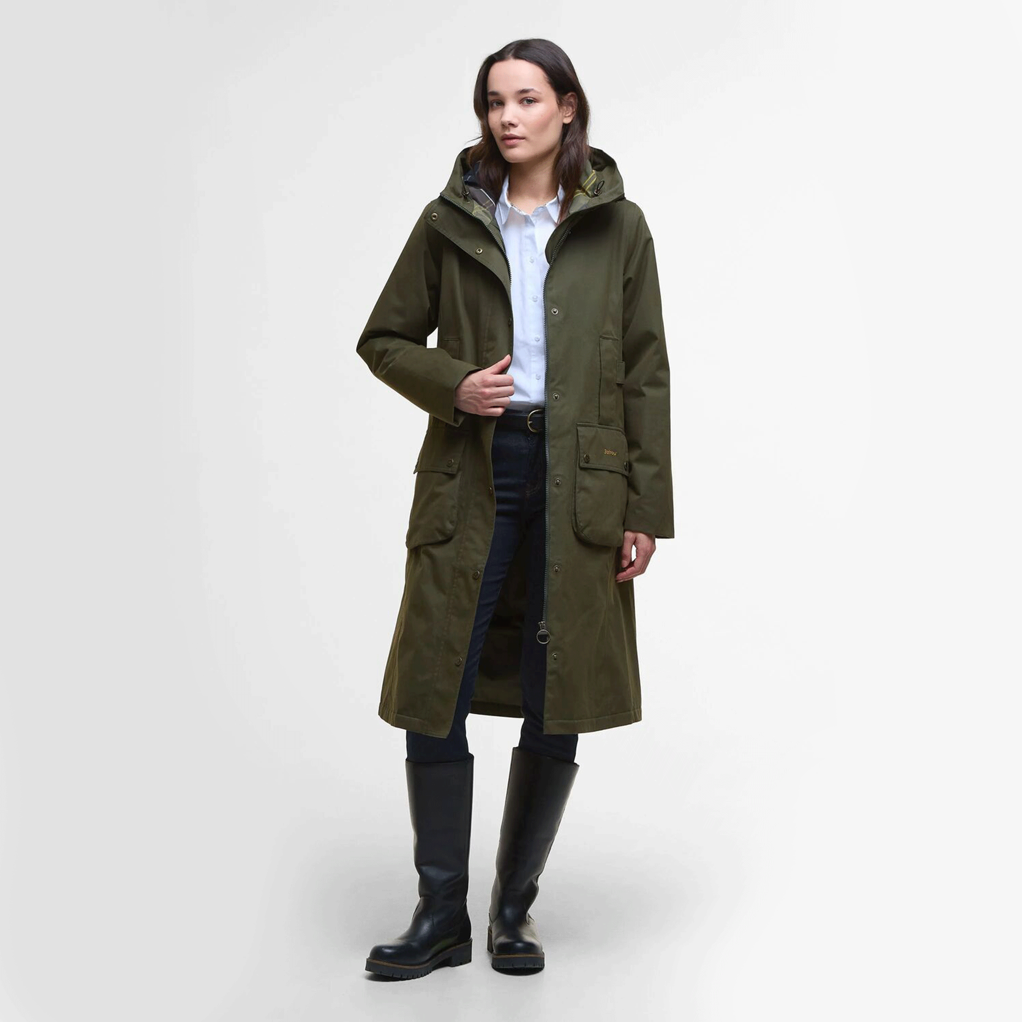 Barbour Bamburgh Waterproof Jacket Olive Classic