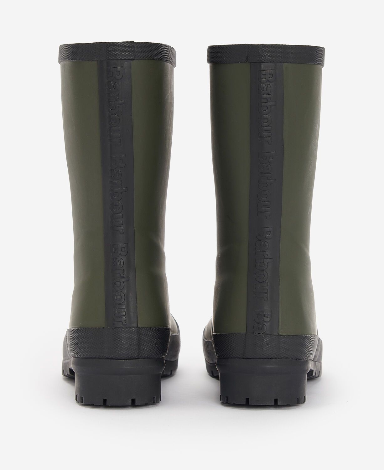 Barbour Banbury Mid Height Wellington Boots Olive 2