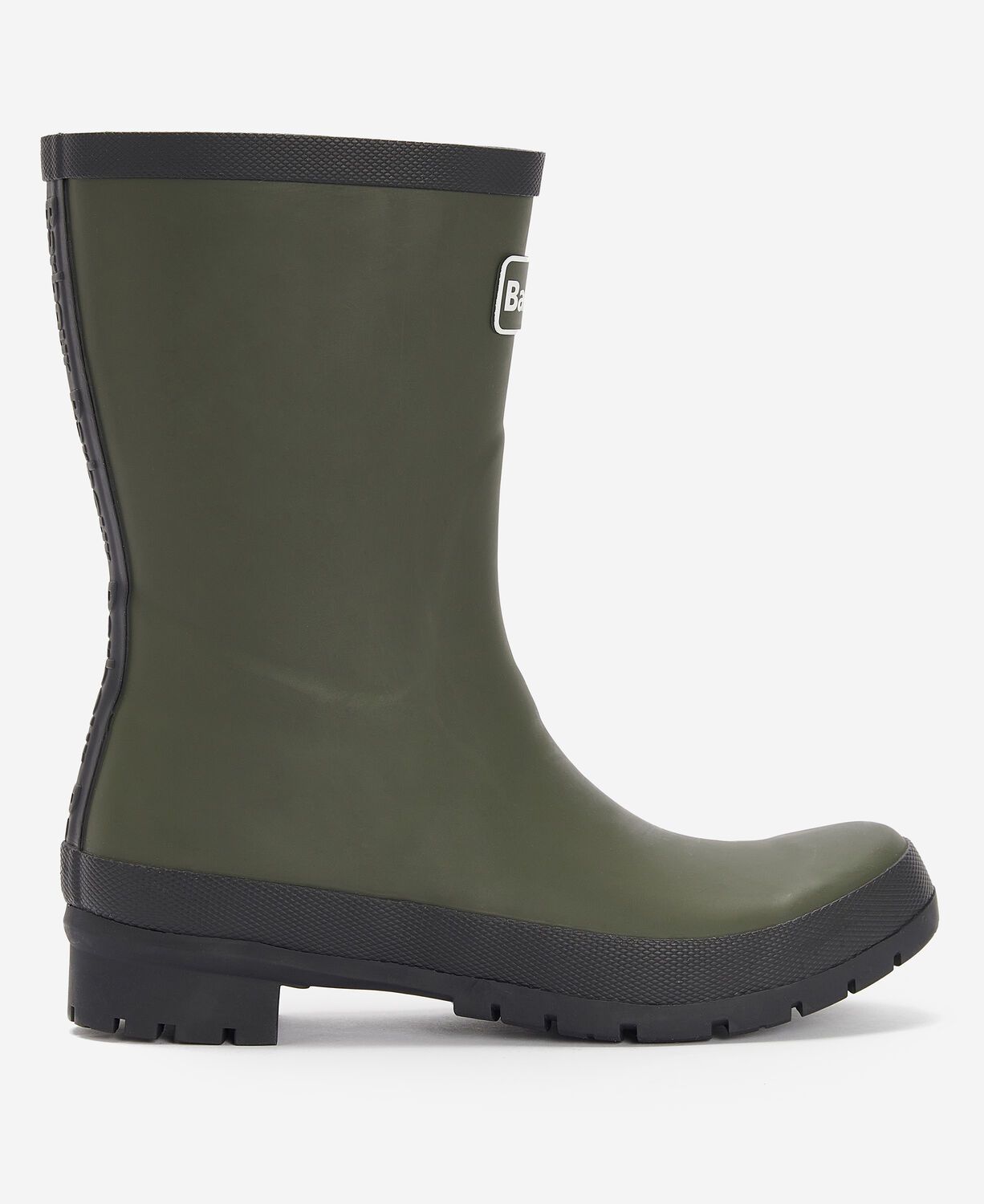 Barbour Banbury Mid Height Wellington Boots Olive 4