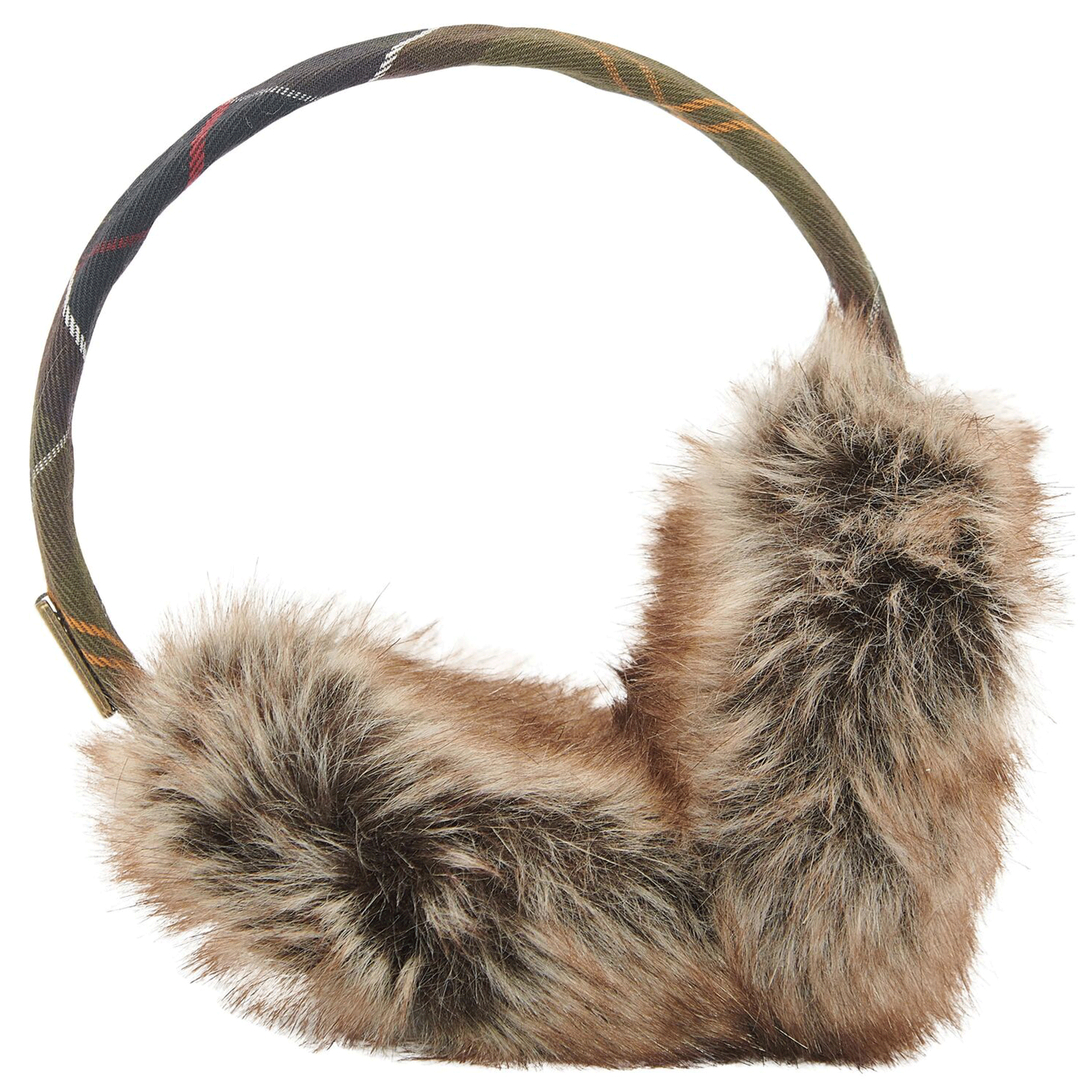 Barbour Barrhill Faux-Fur Ear Muffs Classic Tartan