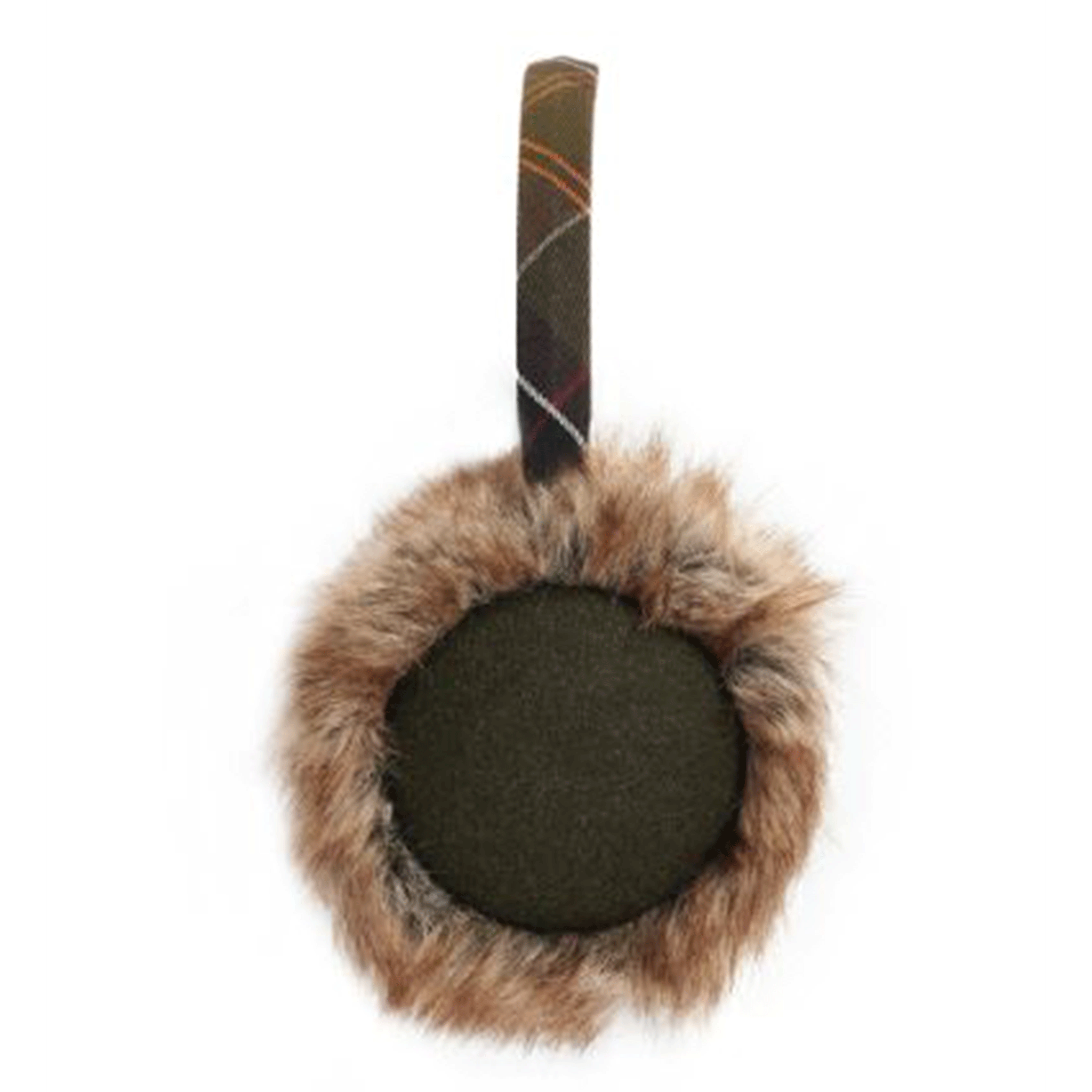 Barbour Barrhill Faux-Fur Ear Muffs Classic Tartan