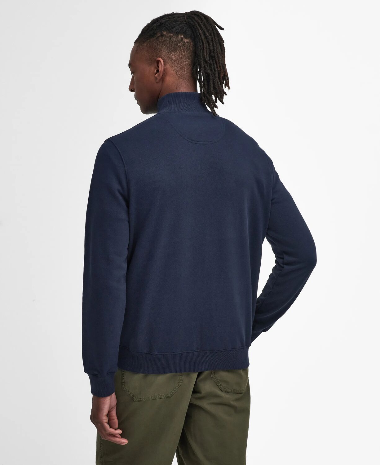 Barbour Beckhill Half Zip Sweatshirt Classic Navy 3