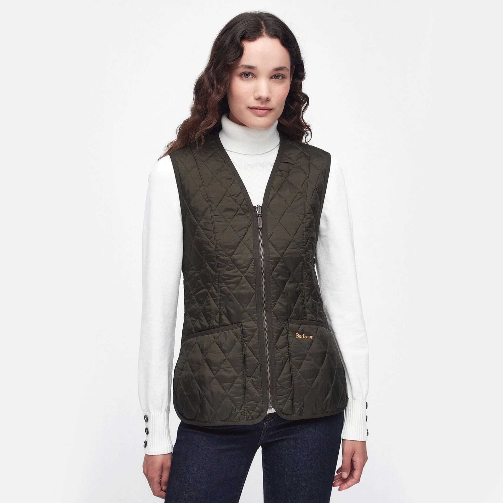 Barbour Betty Women's Interactive Liner Dark Olive