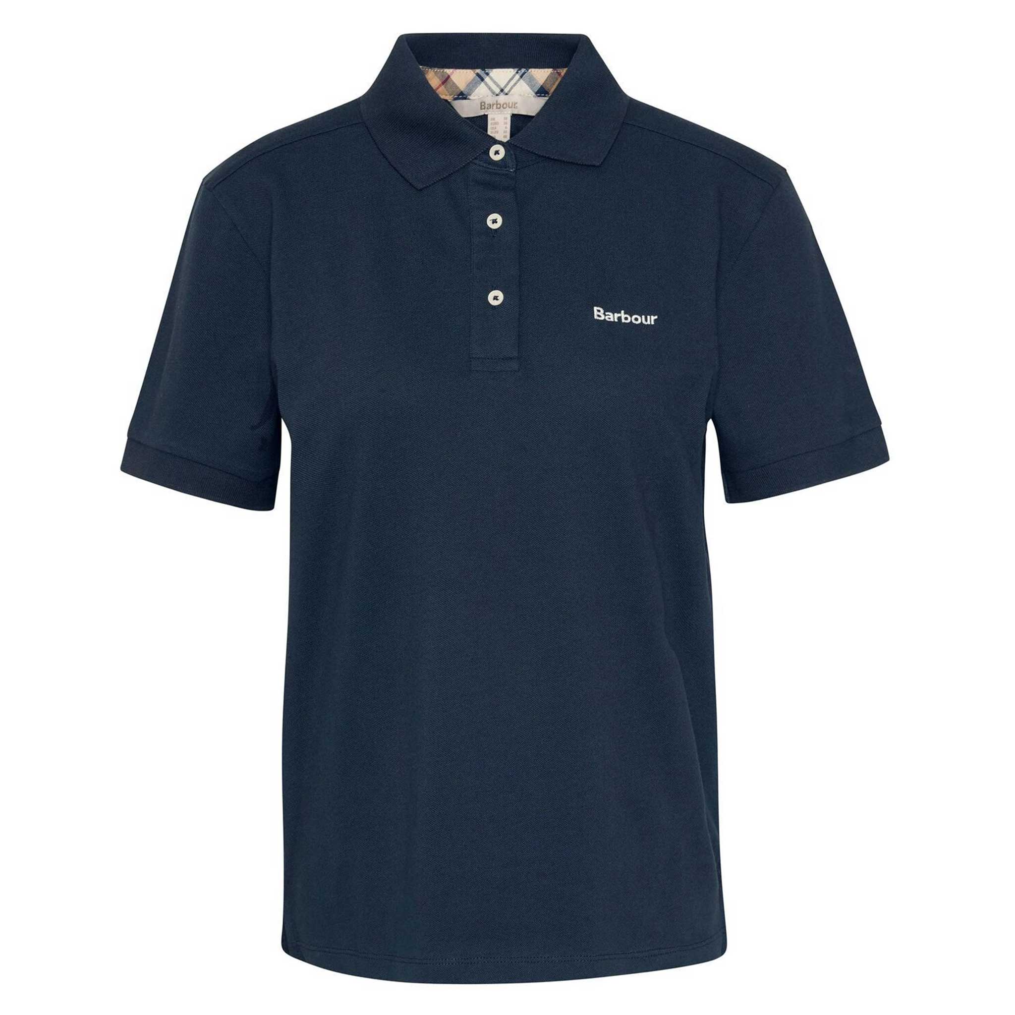 Barbour-Bowford-Ladies-Polo-Shirt-Navy-1