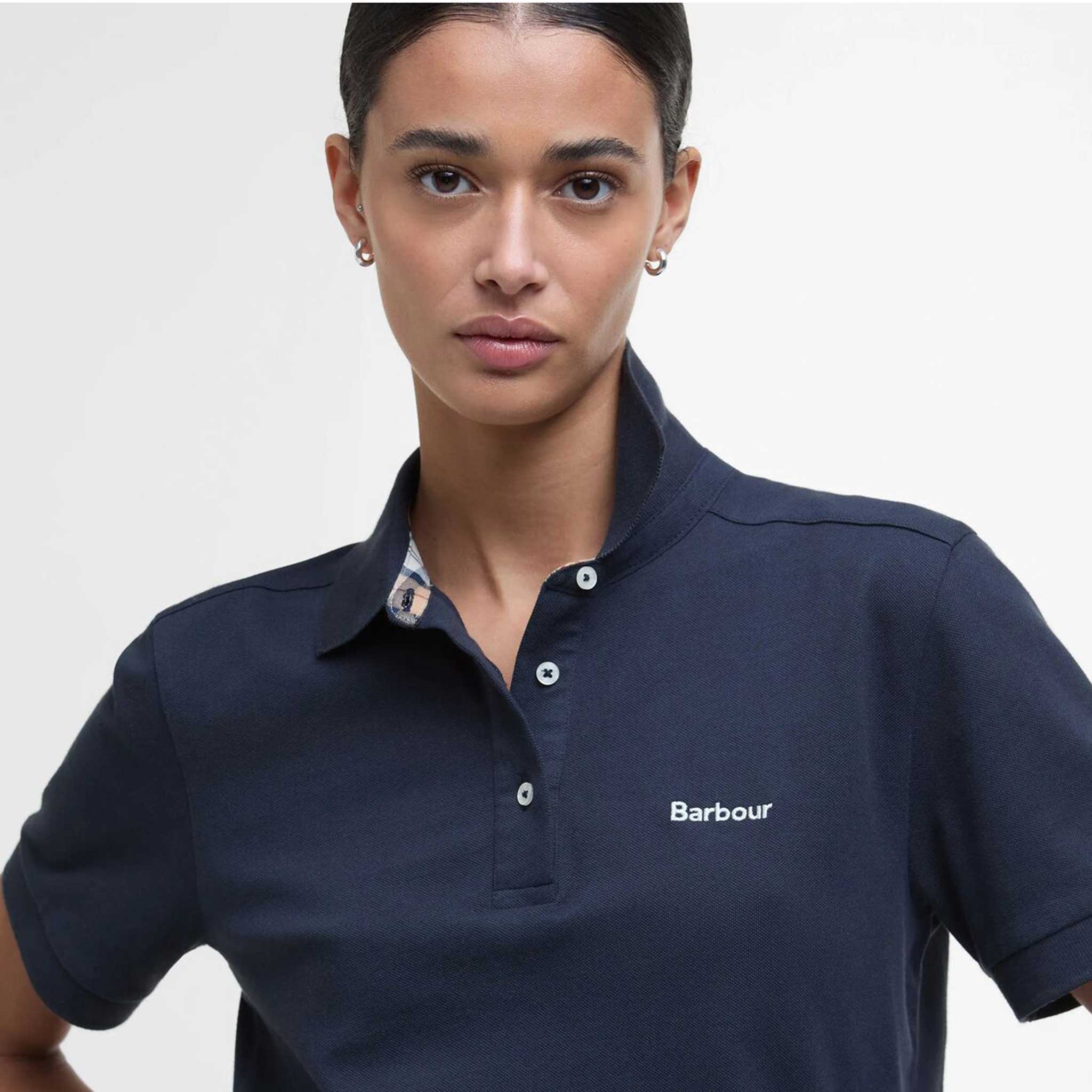 Barbour-Bowford-Ladies-Polo-Shirt-Navy-3