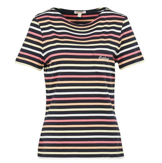 Barbour Bradley Short Sleeved Top Navy-Multistripe 1