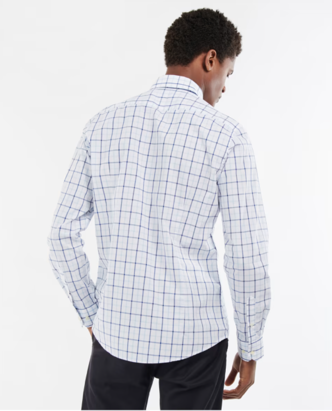 Barbour Bradwell Tailored Shirt Blue Check 2