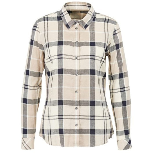 Barbour Bredon Ladies Shirt Indigo Tartan 1