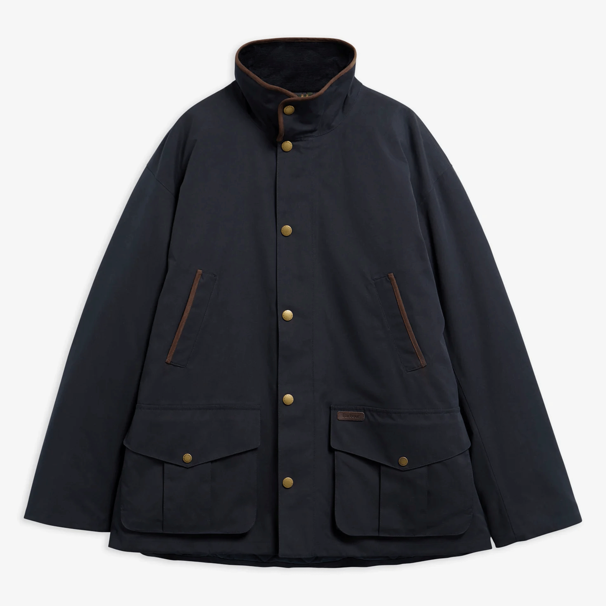 Barbour Bromfield Waterproof Jacket Dark Navy Mens