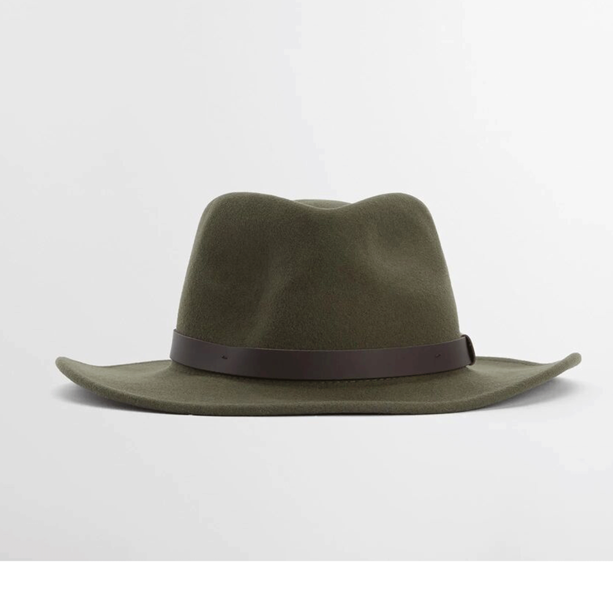 Barbour Bushman Crushable Felt Hat Olive