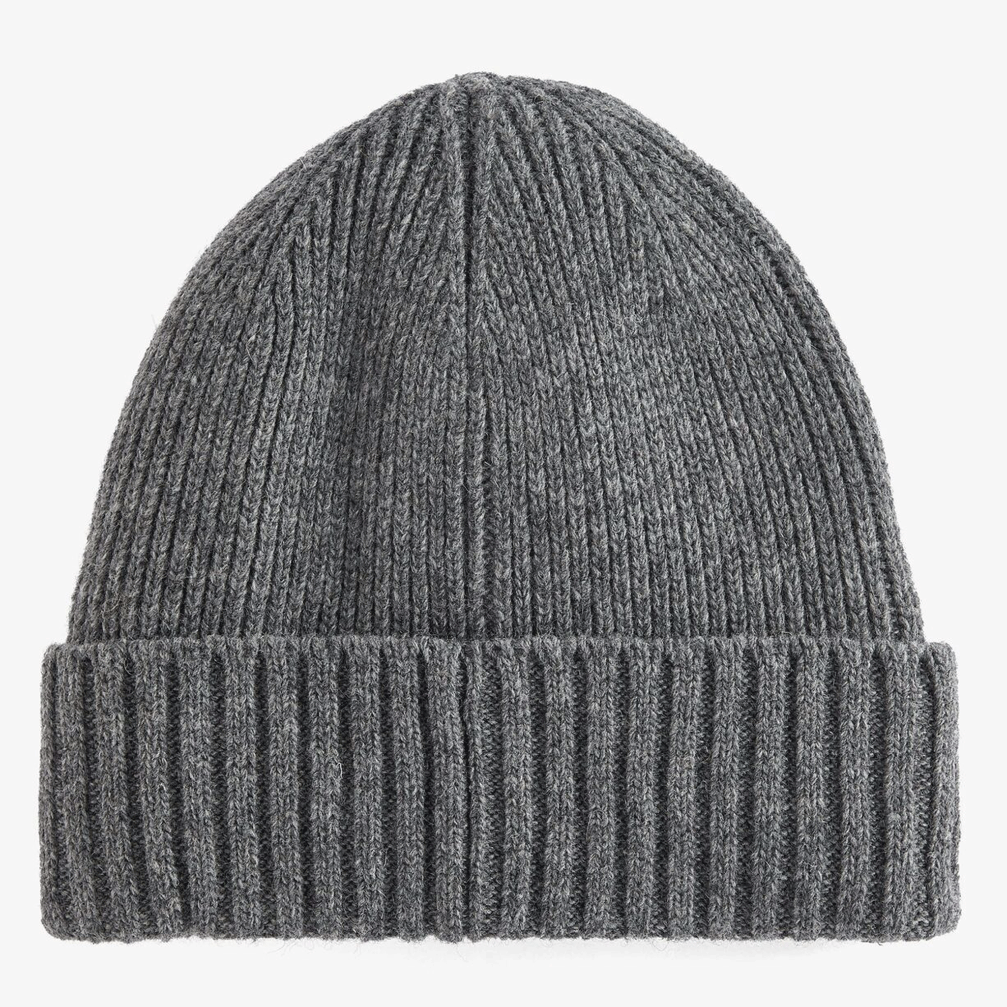 Barbour Carlton Beanie Hat Classic Grey