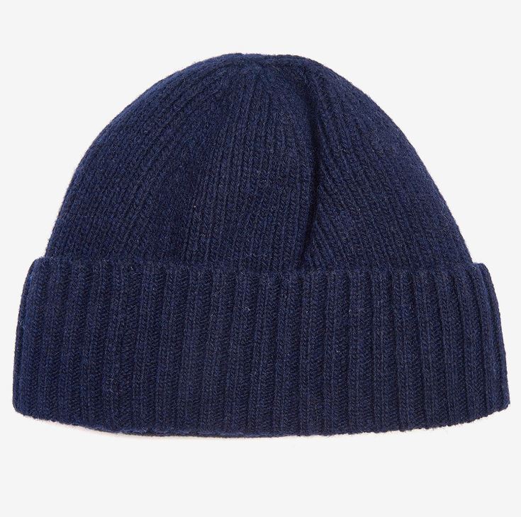 Barbour Carlton Beanie Hat Navy 2