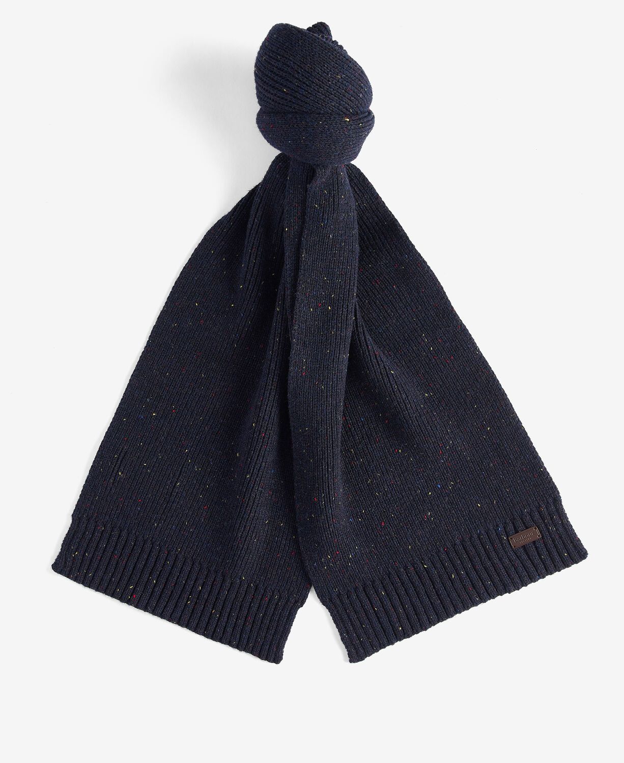Barbour Carlton Fleck Beanie & Scarf Gift Set Navy 6
