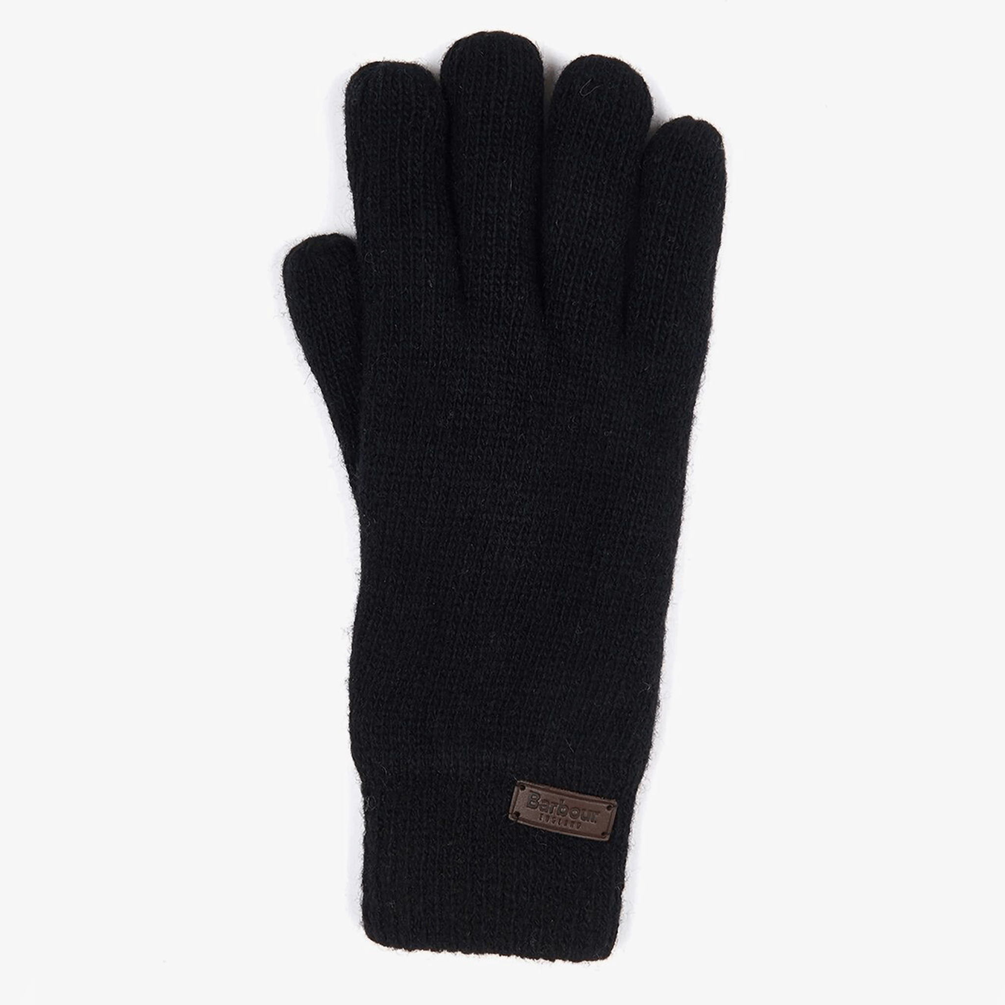 Barbour Carlton Knitted Gloves Classic Black