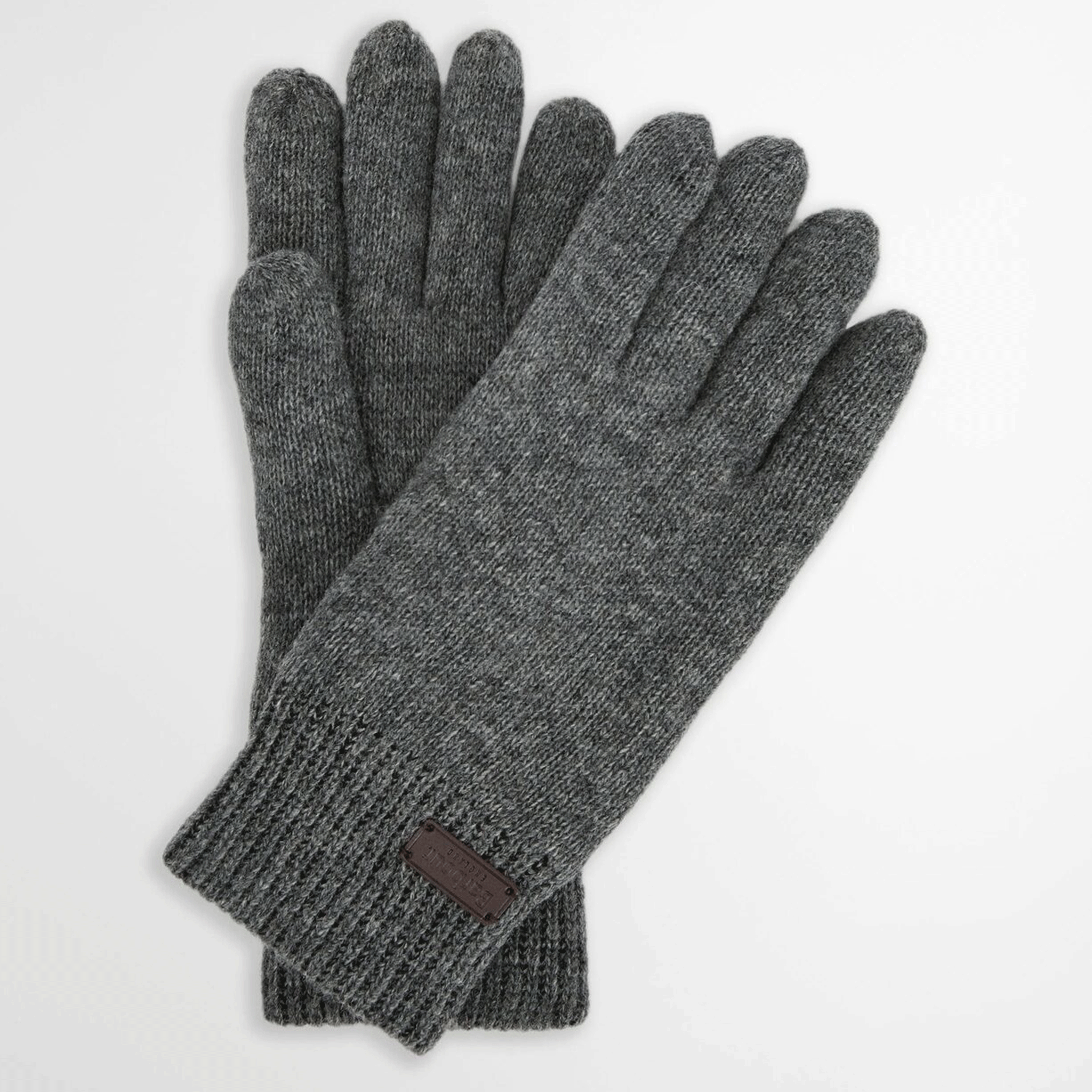 Barbour Carlton Knitted Gloves Classic Grey