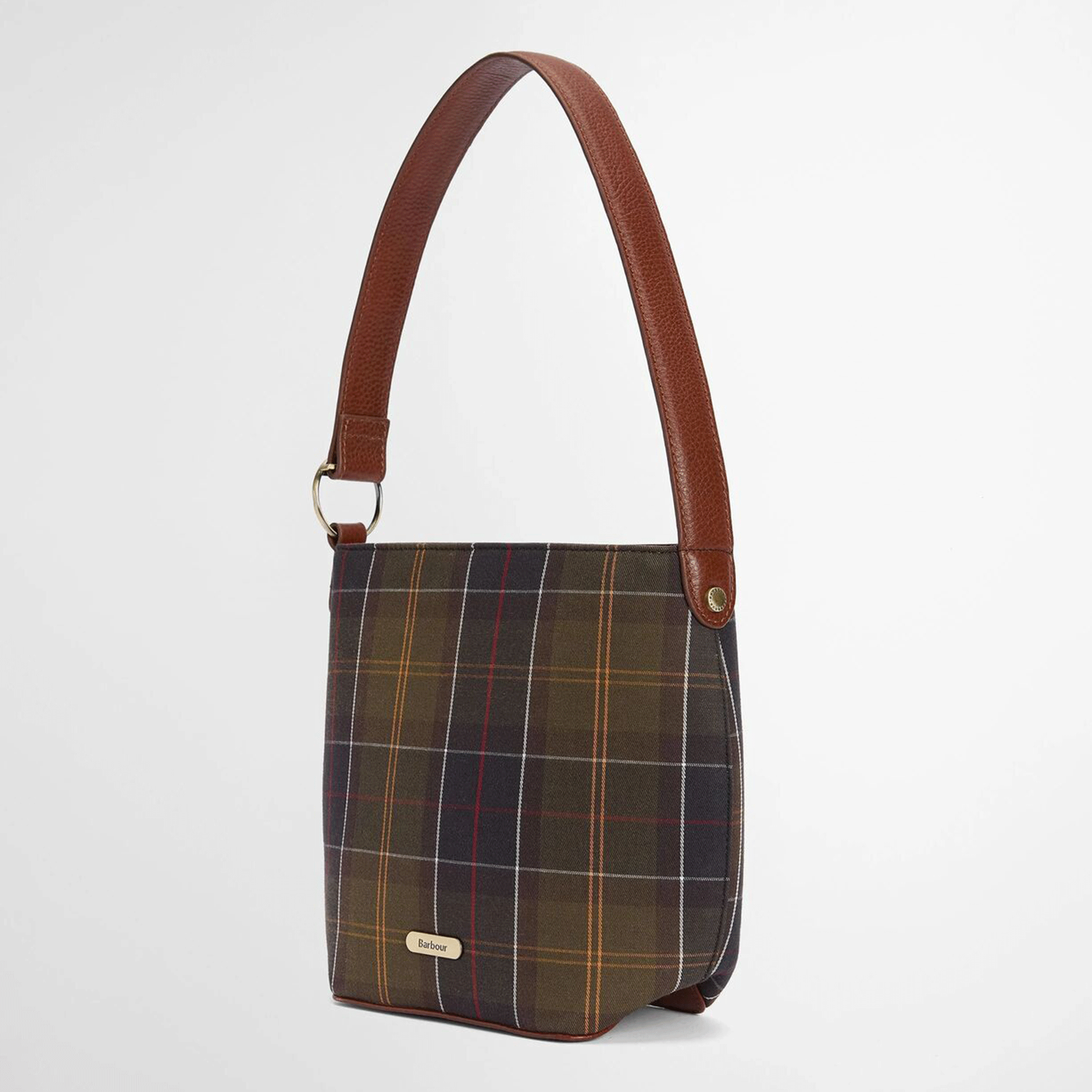 Barbour Cedar Classic Tartan Bucket Bag