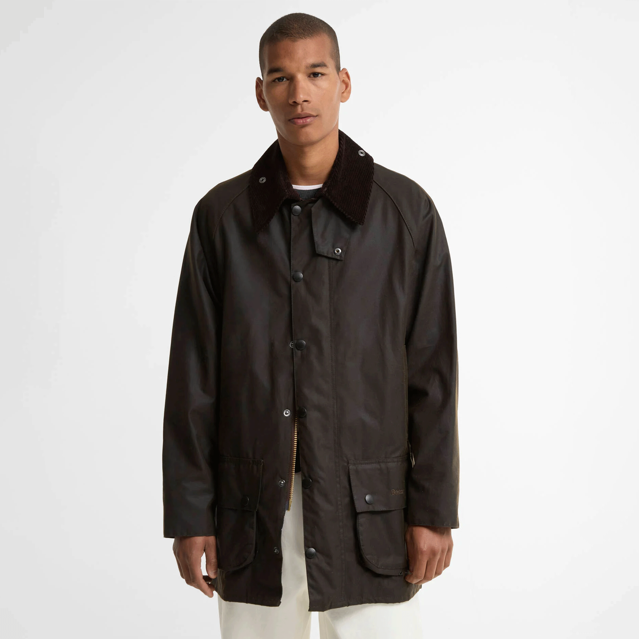 Barbour Classic Beaufort Waxed Jacket Olive