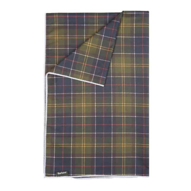 Barbour Classic Tartan Quick Dry Dog Towel 1