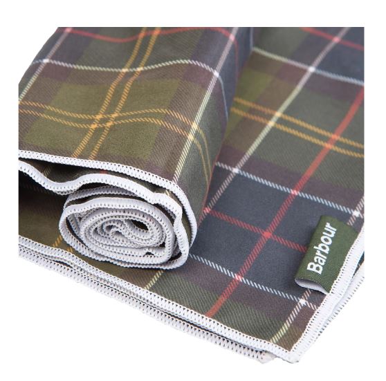 Barbour Classic Tartan Quick Dry Dog Towel 4