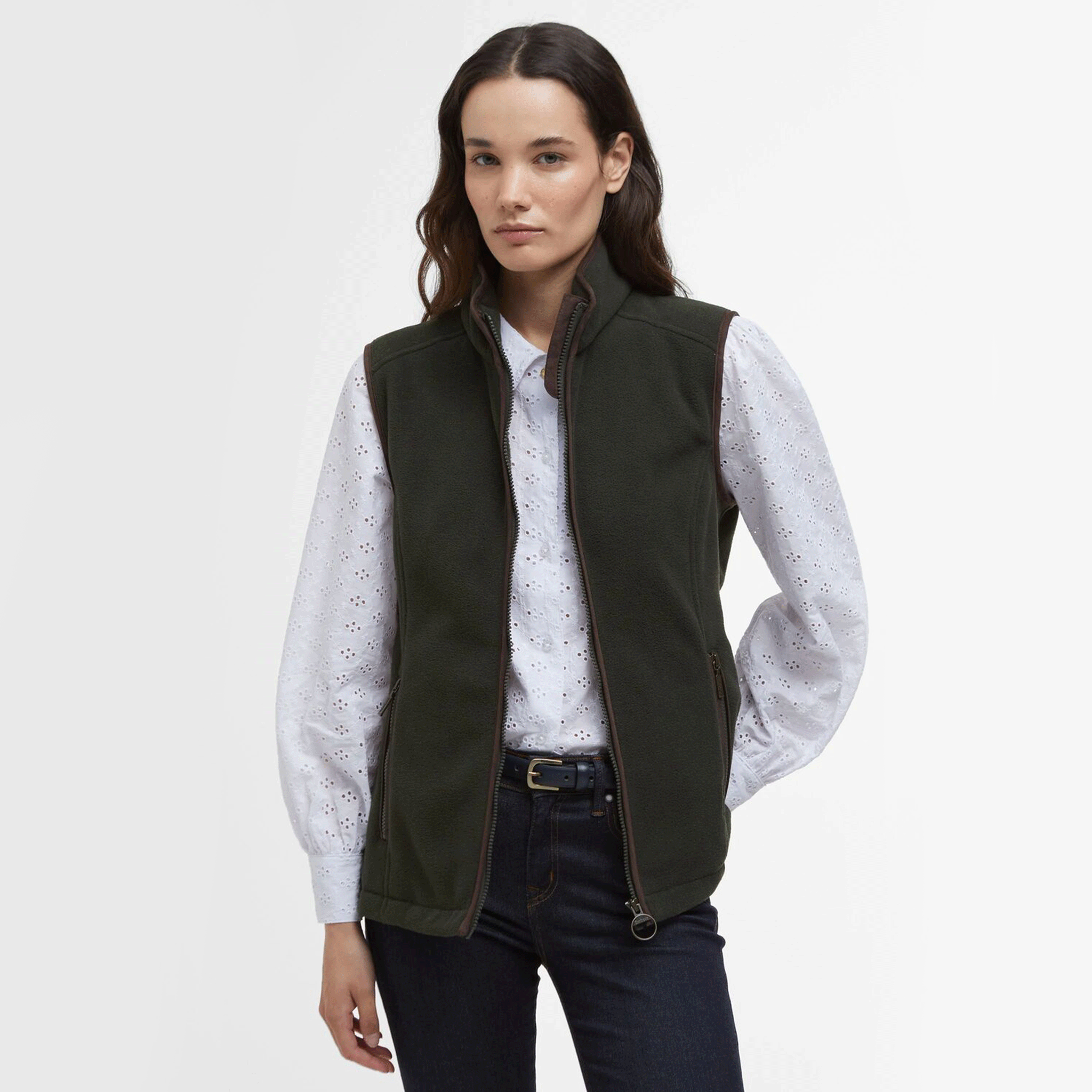 Barbour Country Colton Women's Fleece Gilet Sage
