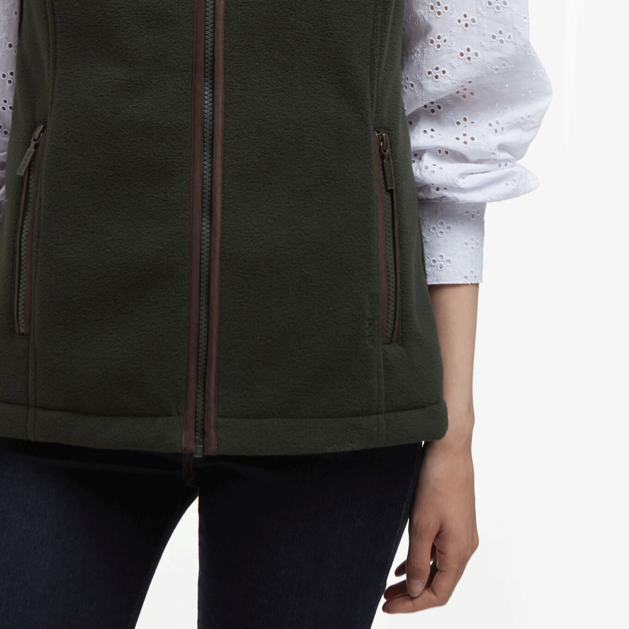 Barbour Country Colton Women's Fleece Gilet Sage