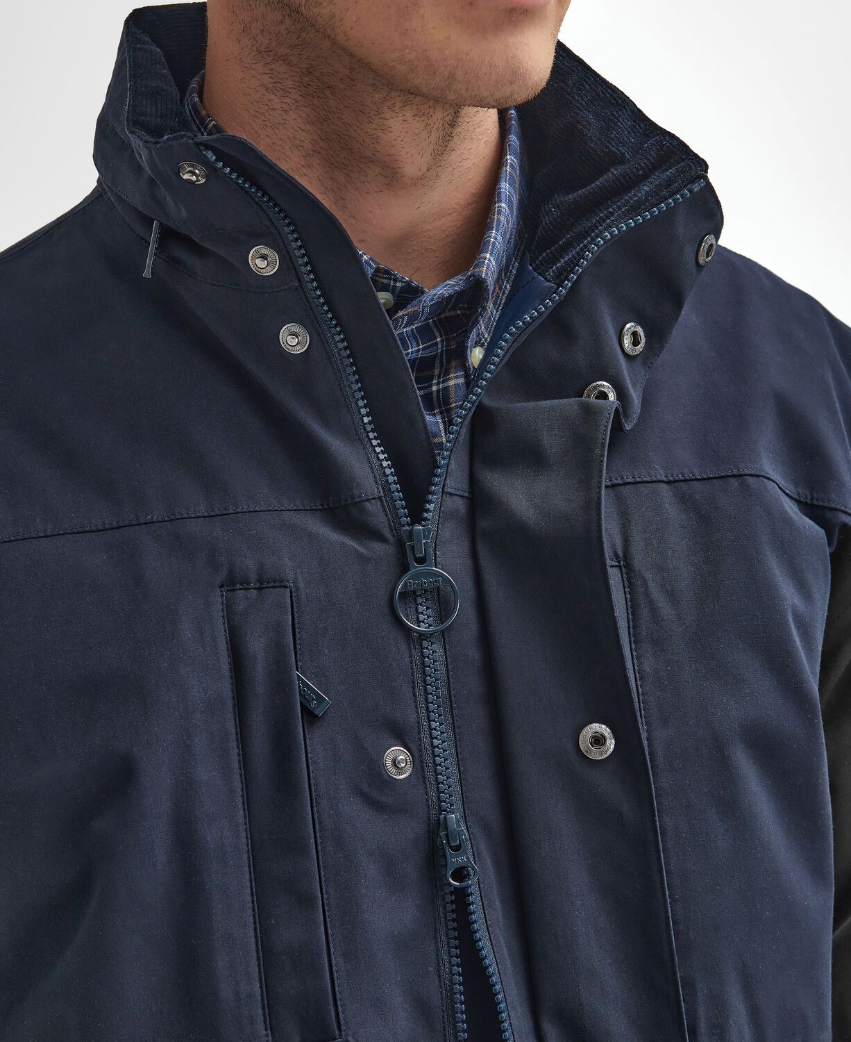 Barbour Cranston Men's Waterproof Jacket Navy 4